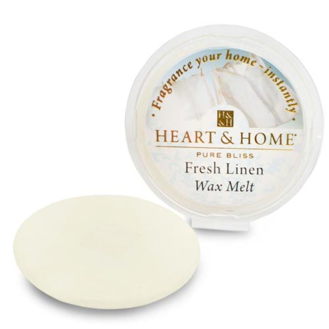 Heart and Home Fragranced Wax Melt Fresh Linen HH053